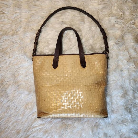 Dooney & Bourke Natural Woven Lilliana Tote Bag - Picture 2 of 13